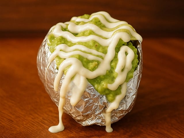 Vegetarian Baked Potato.
