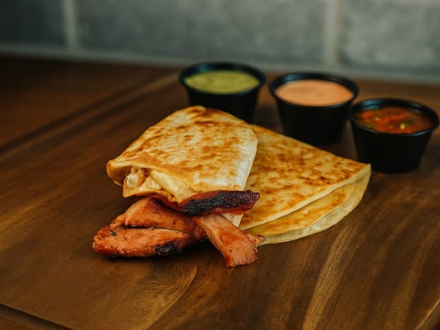 Al Pastor Quesadilla.