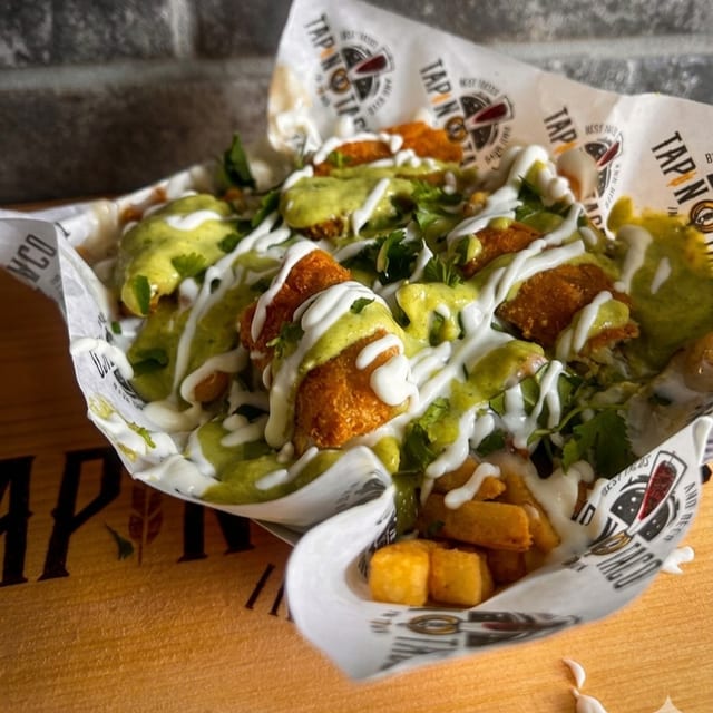 FISH NACHOS.