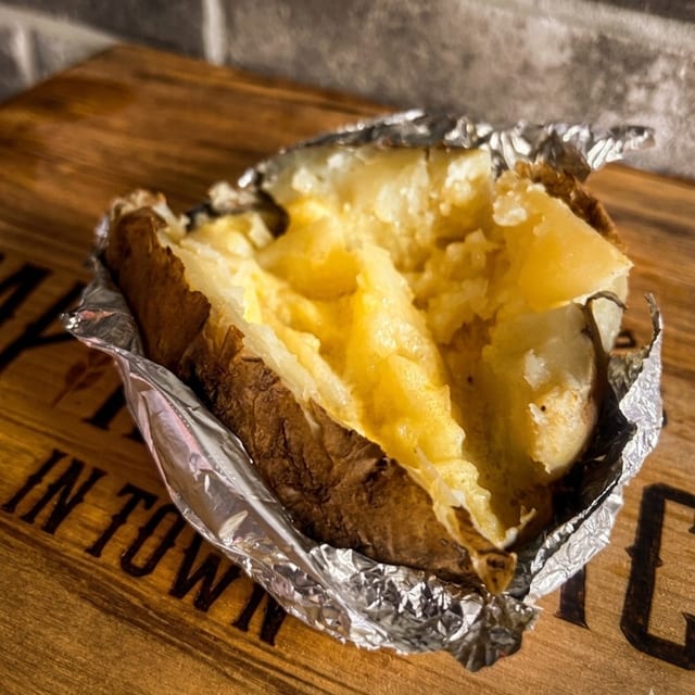 PLAIN BAKED POTATO.